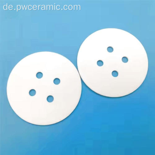 Stanze Bohrmahlen Alumina Keramikscheibe